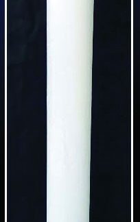 Κερί γάμου κολώνα λευκή 12Χ150cm